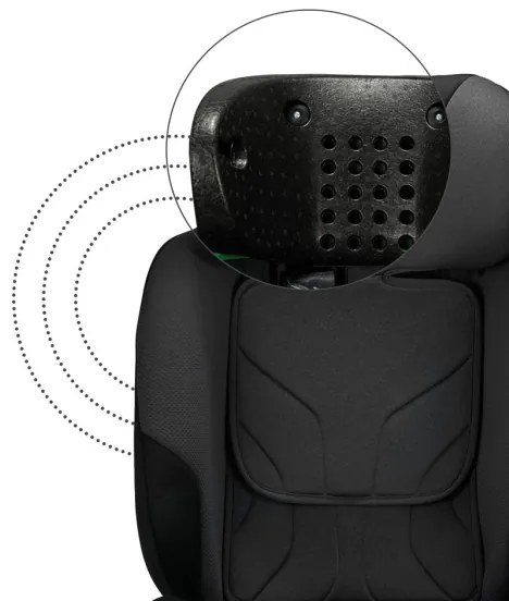 KINDERKRAFT SELECT - I-FIX autósülés (40-150 cm) grafit fekete