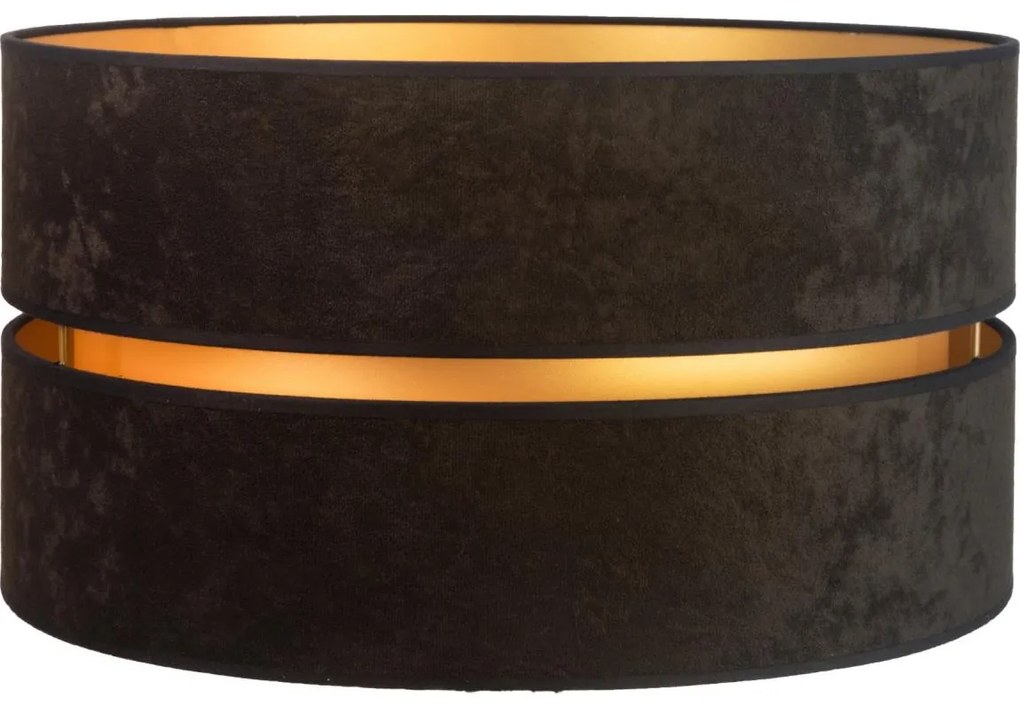 Duolla - Univerzális DUO E27 lámpabúra 40 cm fekete/arany