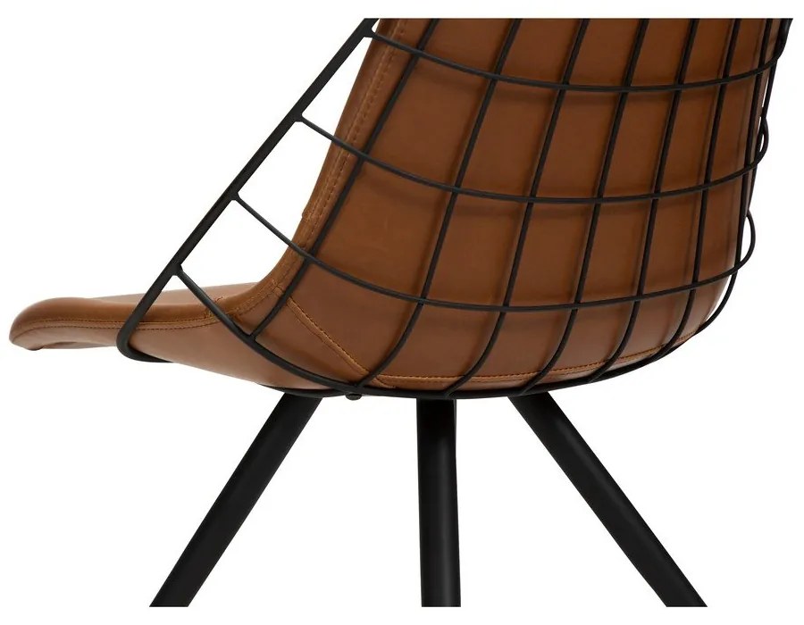 Sway barna műbőr étkezőszék - DAN-FORM Denmark