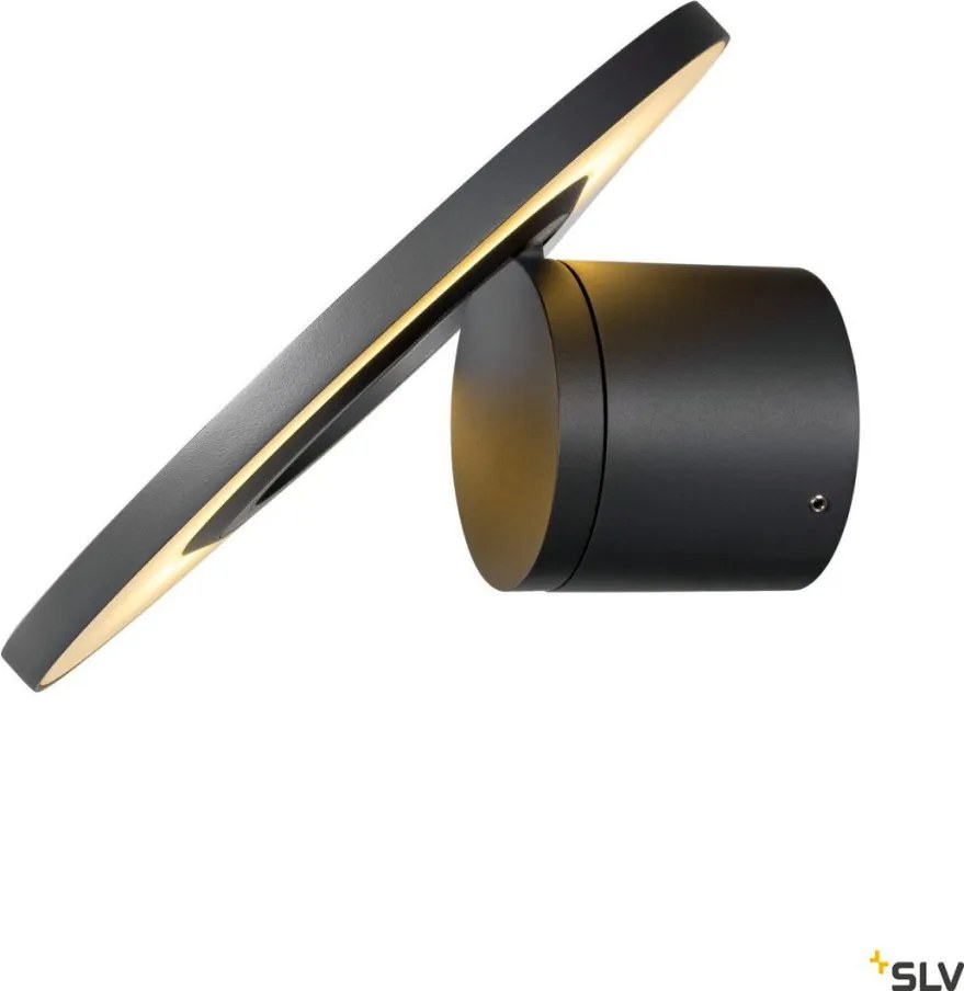SLV 1007236 I-RING Modern Kültéri Fali Lámpa Antracit LED IP65