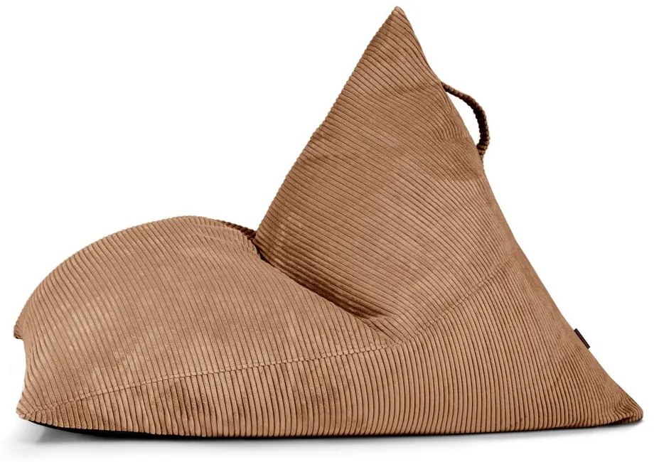 Barna kordbársony babzsákfotel Razz – SLOWDOWN