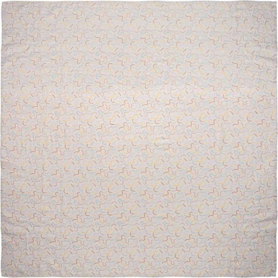 Luma Bambusz muszlin pelenka 110 x 110 cm Multi Lines