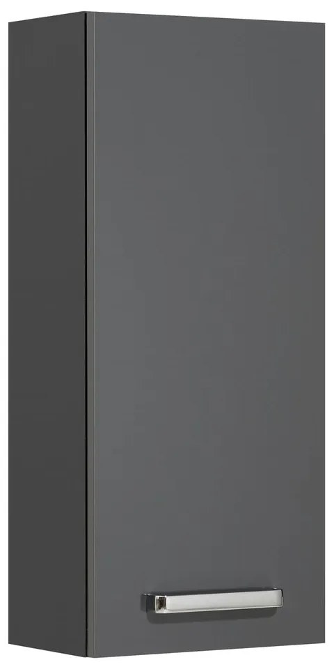 Sötétszürke függő fürdőszoba szekrény 30x70 cm Set 311 - Pelipal
