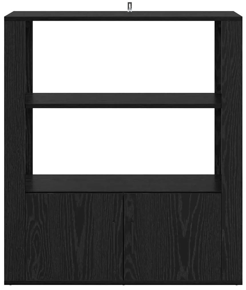 Széf Musta tammi 30 x 80 x 90 cm Faanyag