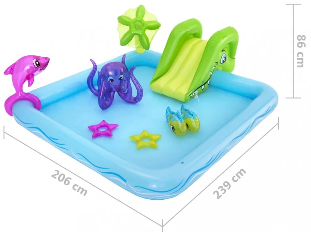 Bestway Fantastic Aquarium játszómedence 239 x 206 x 86 cm
