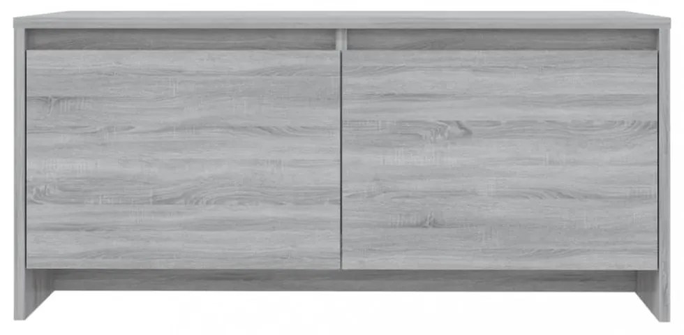 szürke sonoma szerelt fa dohányzóasztal 90x50x41,5 cm