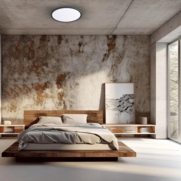 LED mennyezeti lámpa MAQ LED/50W/230V 3000/4000/6500K IP40 fekete