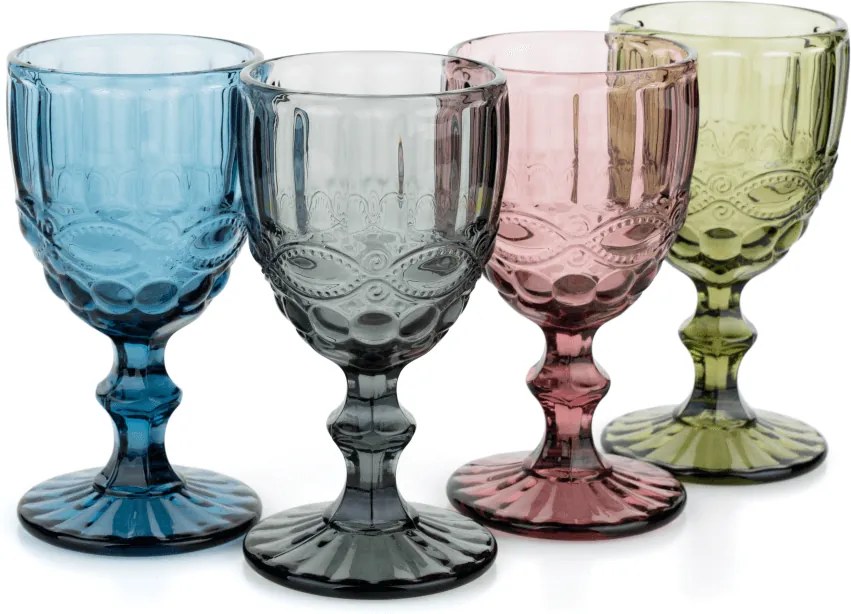 4 darabos borospohár készlet, 240ml, SAVOY TYP 3