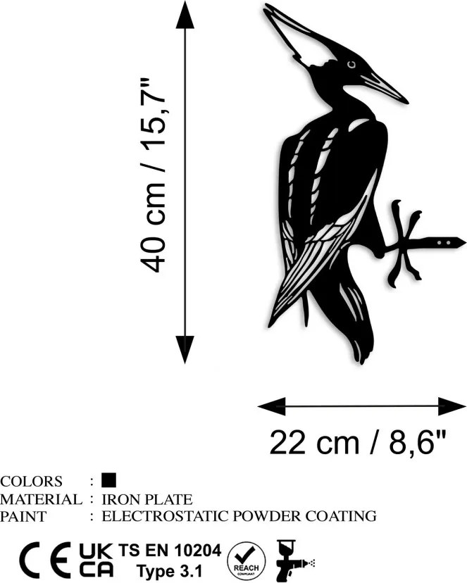Bird On The Branch 10 - Black