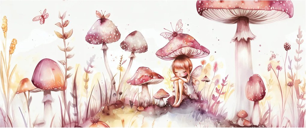 Kép - Rózsaszín tündér (120x50 cm)