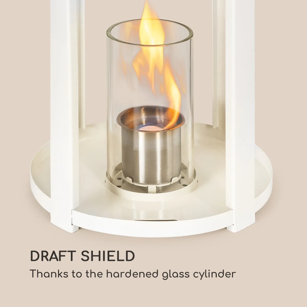 Blumfeldt Fiamme Cilindro, etanol lámpások, 2 darabos készlet, rozsdamentes acél égő, 0,3 liter, égési idő 4 óra
