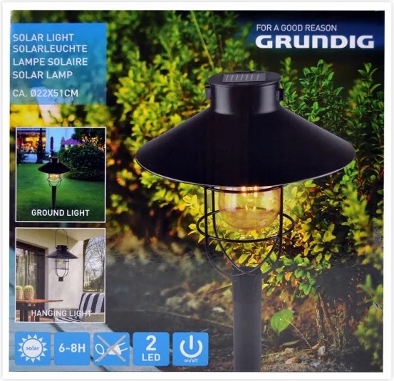 Grundig - LED napelemes lámpa LED/1,2V 600 mAh