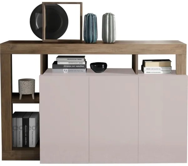 Komód LENOR kasmír/tölgy