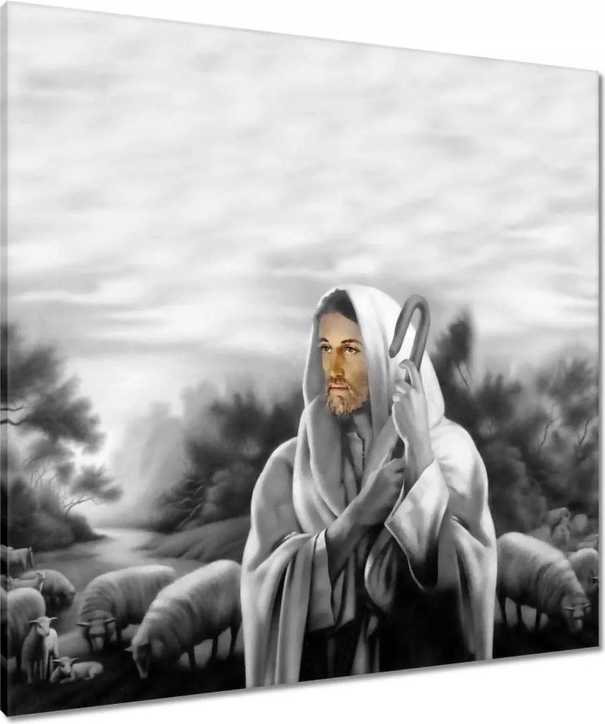 Vászonkép 80x80 A jó pásztor A juhász