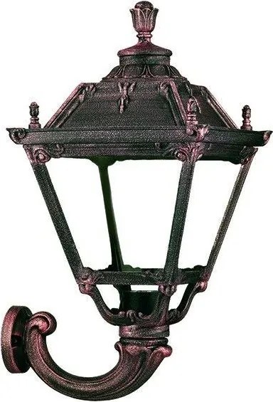 NOVOLUX 146B-G05X1A-02 INDURA MEDIUM Klasszikus Kültéri Fali Lámpa Fekete, Átlátszó E27 IP55