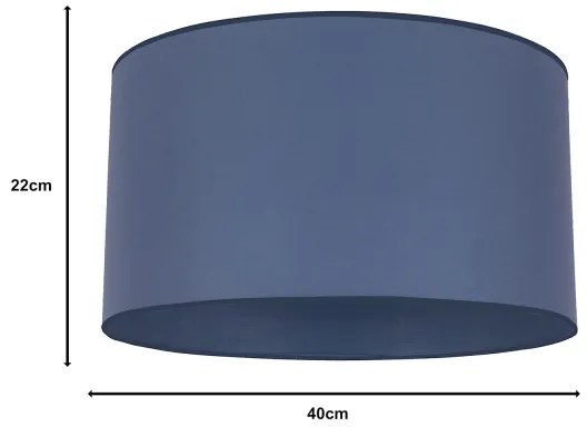 Duolla - Univerzális ROLLER E27 árnyékoló, 40 cm, kék
