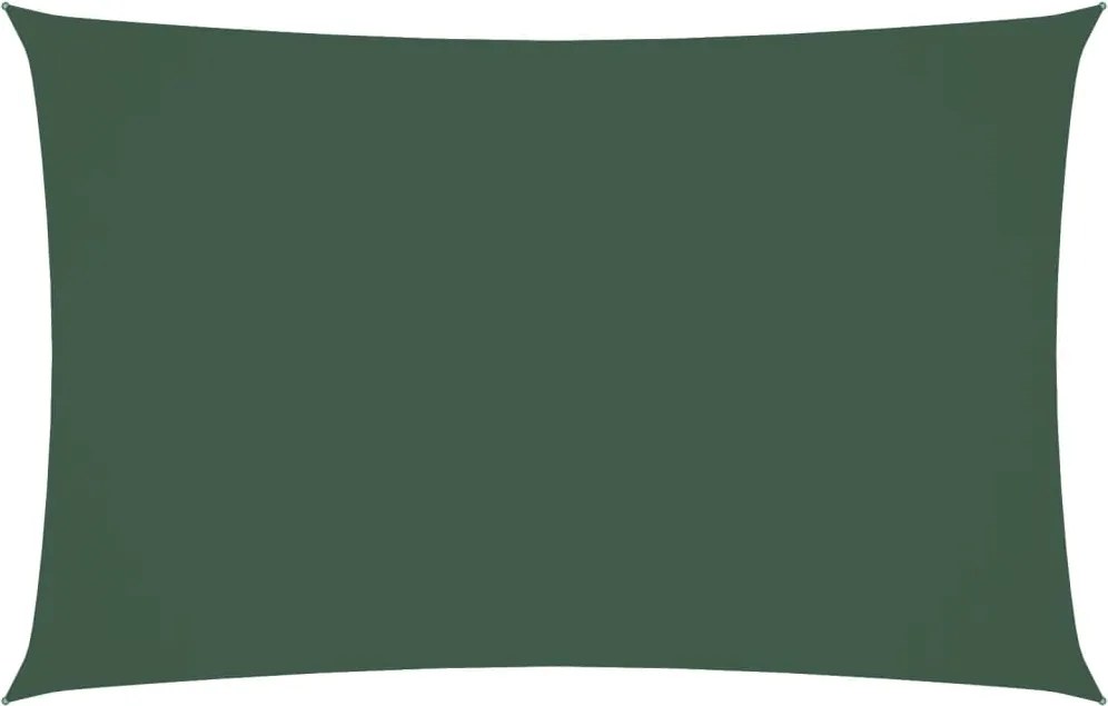vidaXL sötétzöld téglalap alakú oxford-szövet napvitorla 2 x 5 m