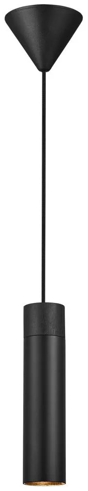 Nordlux - Csillár zsinóron TILO 1xGU10/15W/230V fekete