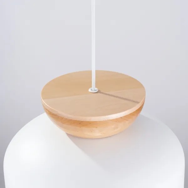 Sollux SL.1350 - Csillár zsinóron MARION 1xE27/15W/230V átm. 29,5 cm fehér