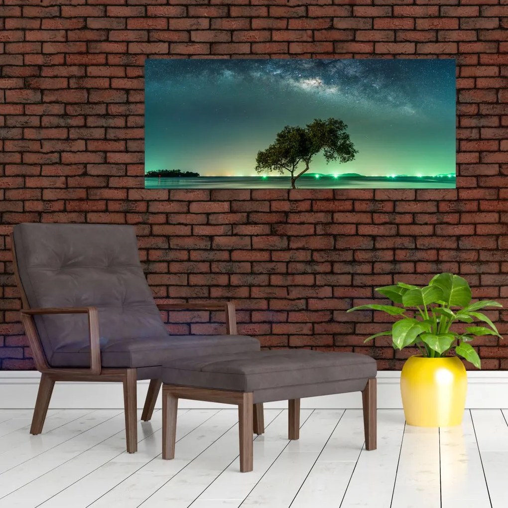 Az éjszakai égbolt képe (120x50 cm)