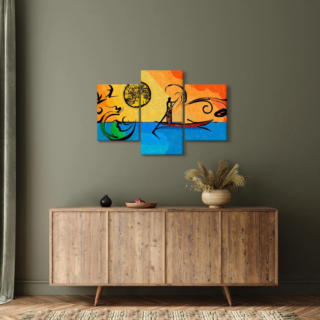 Egy ősi festmény képe (90x60 cm)