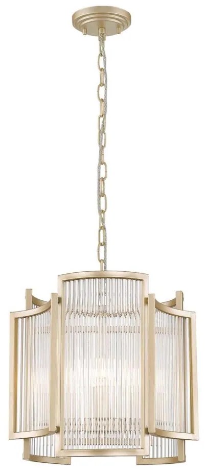 Zuma Line P0528-03A-V6AC - Csillár láncon SERGIO 3xE14/60W/230V arany