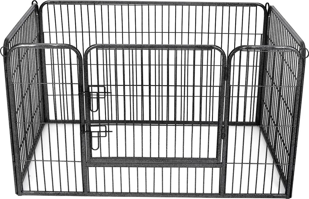 Kutya kennel, kutyaketrec 122 x 80 x 70 cm szürke