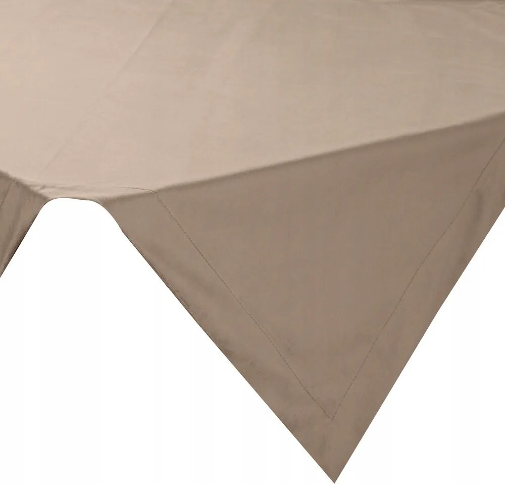 Abrosz asztalra Melinda 85x85 bézs glamour dekoratív díszléc