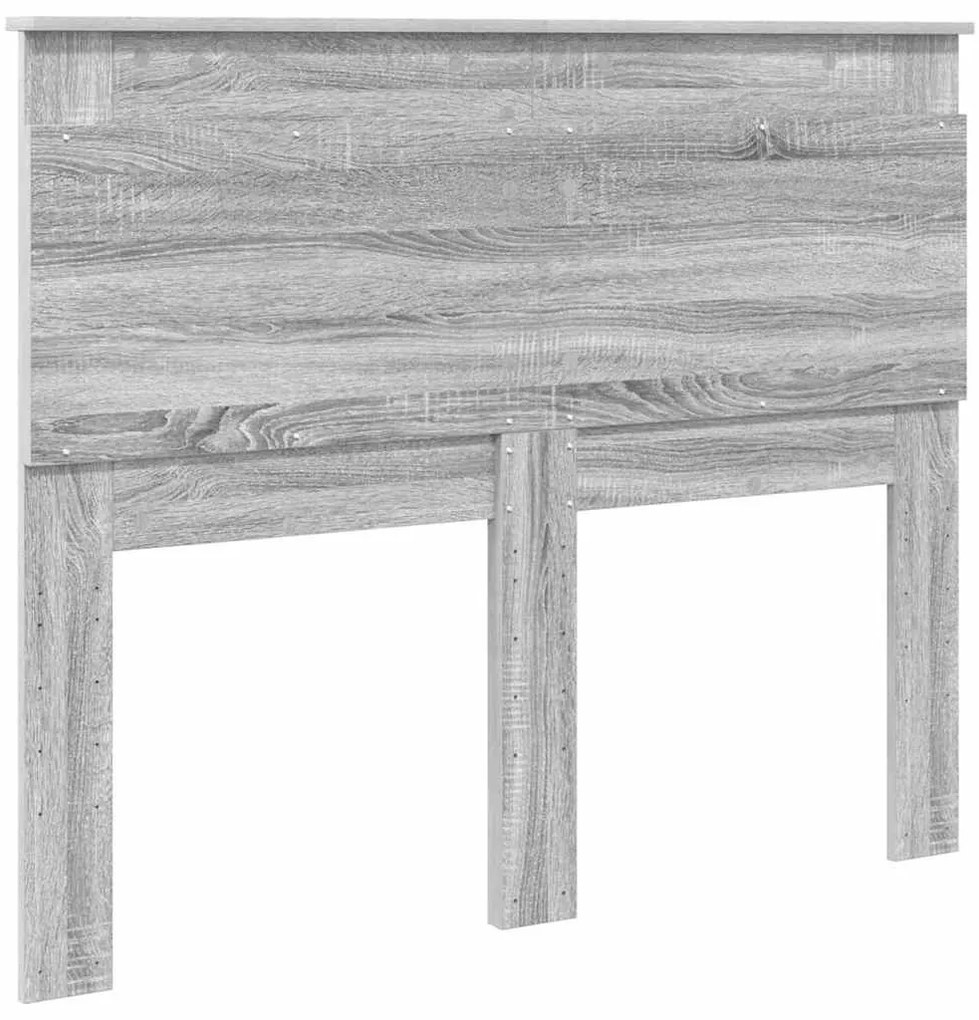 Fejtámla fejtámlával Szürke Sonoma 120 cm Faanyag