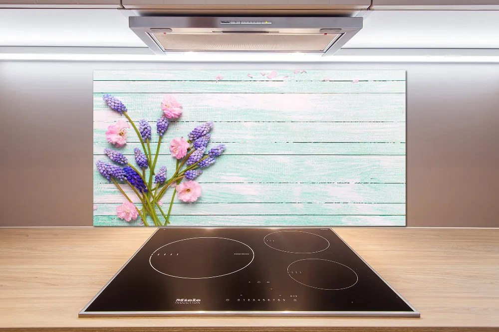 Konyhai falburkoló panel Lavender fa pksh-159336288