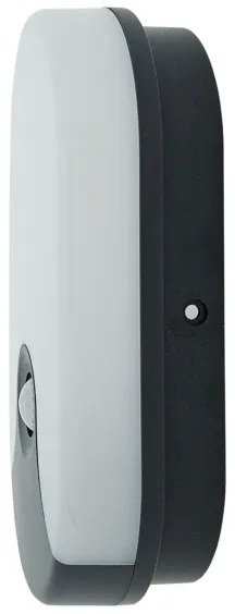 LED kültéri fali lámpatest mozgásérzékelővel LED/18W/230V IP44 antracit