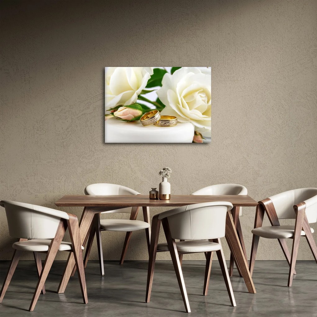 Kép - Esküvő napja (70x50 cm)