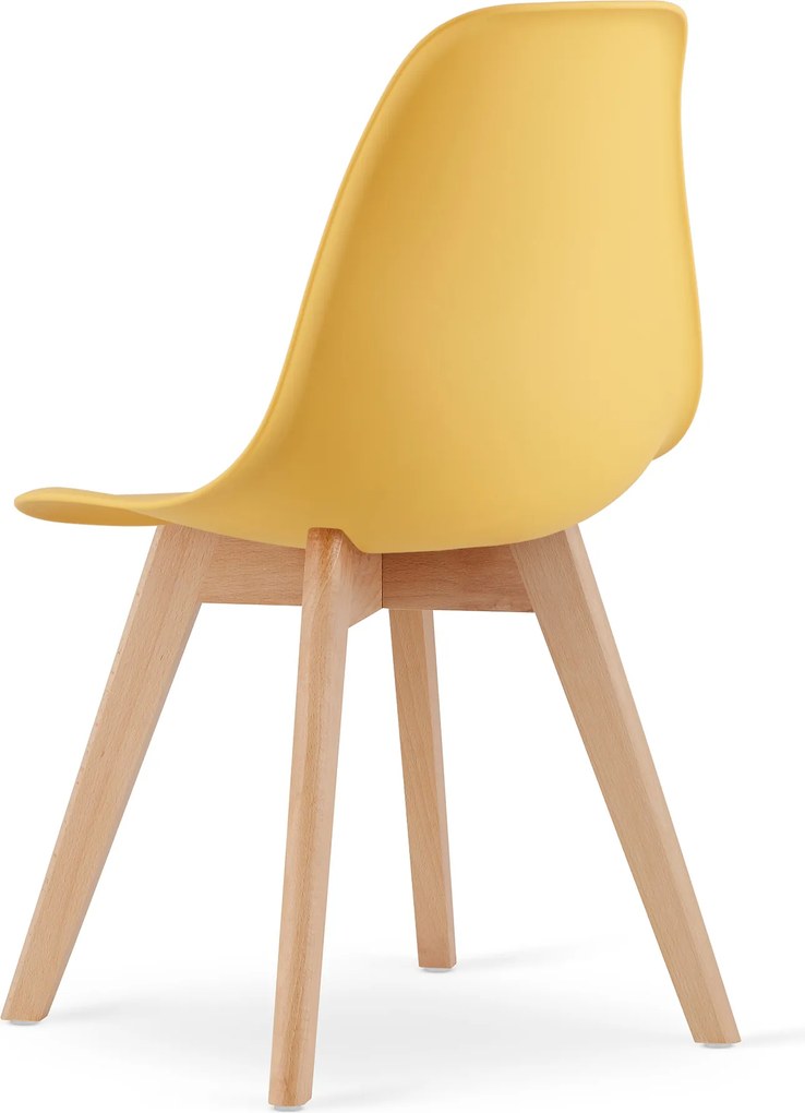 AKCIÓ Mustár színű KITO szék bükkfa lábakkal II. osztály