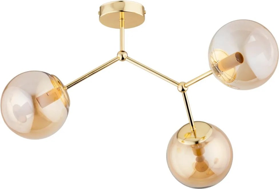 ALFA 62264 GOLEM Glamour Mennyezeti Lámpa Arany E14 IP20