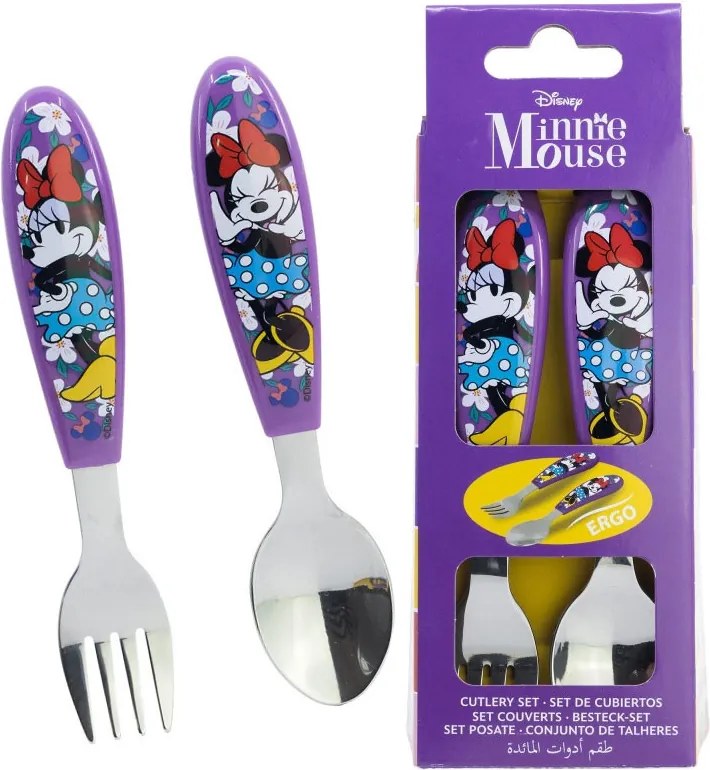 Disney Minnie Sunshine fém ergo evőeszköz készlet - 2 darabos