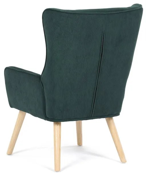 Zöld Kordbársony U-Fotel. AK-314 GRN2