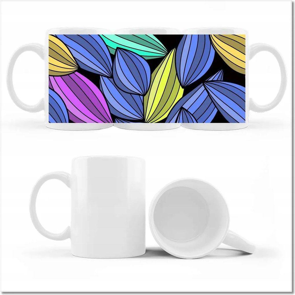 Trópusi tekintet mintás bögre