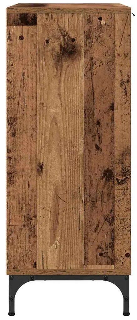 Széf fiókkal Régi fa 89.5 x 33 x 82 cm Faanyag