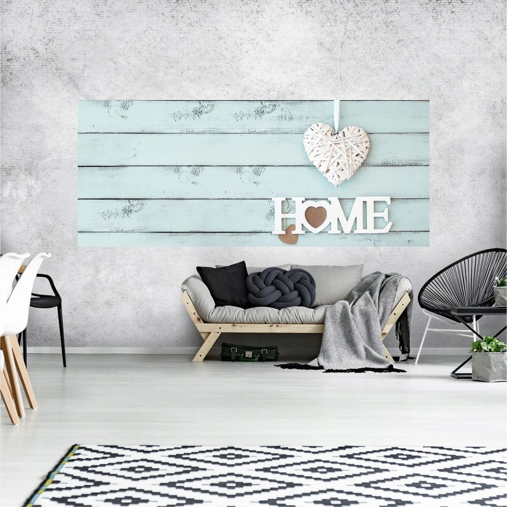 Fotótapéta Home Heart Fa szív fonott rusztikus 250x104 +ragasztó