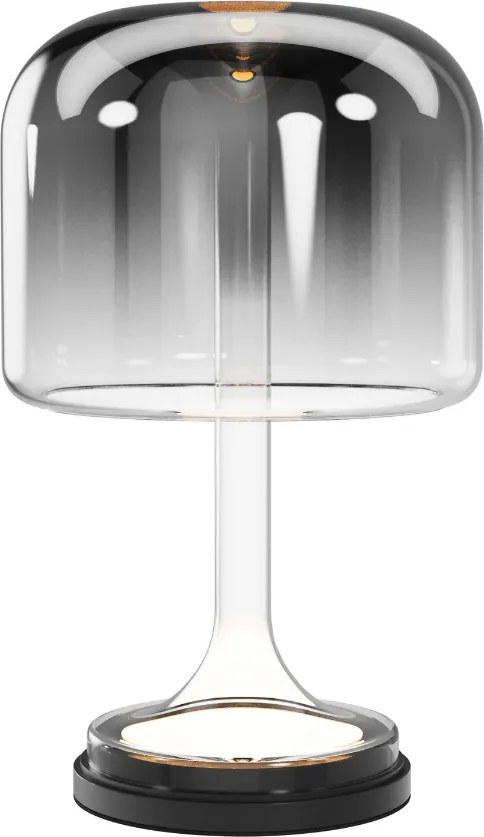 Maytoni modern asztali lámpa spirito fekete füstös mymod286tl-l18b3k