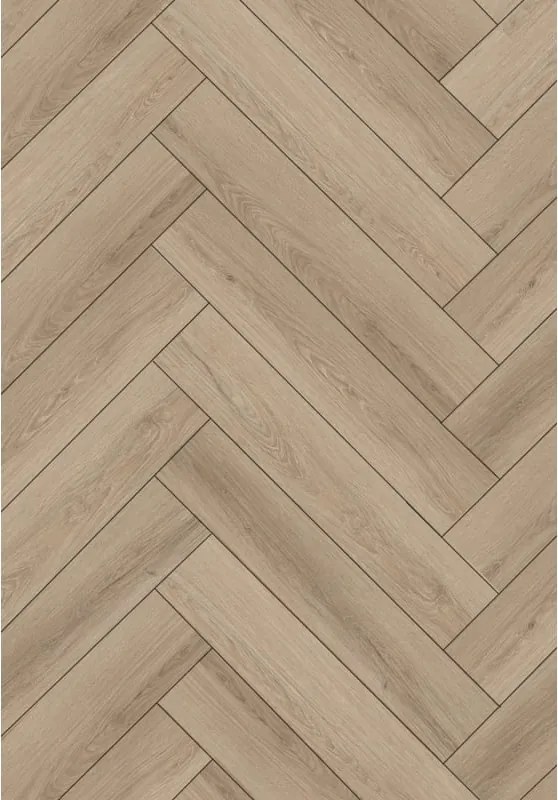 Mexen Palmdale  vinyl panelek halszálka 570 x 95 mm LVT Dryback 2,5 mm, PVC alap, 4 V-fuga, Tölgy - F1480-0570-095-255-4V1-01