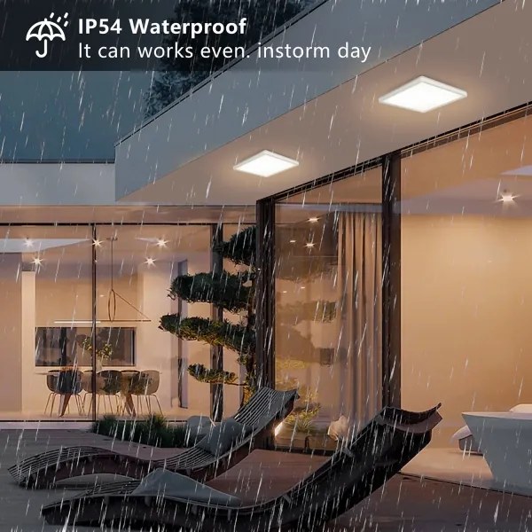 Brilagi - LED Fürdőszobai lámpa ULTRA SLIM LED/18W/230V 30x30 cm fehér IP54