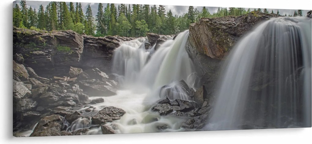 Vízesések képe (120x50 cm)