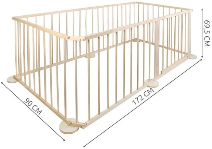 ISO Fa fenyőszekrény 6 db panelek, 8178