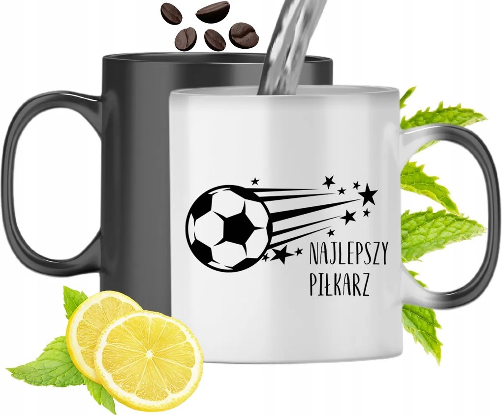 Mágikus Bögre Labdarúgóknak Színváltós Nyomtatott Fotóval