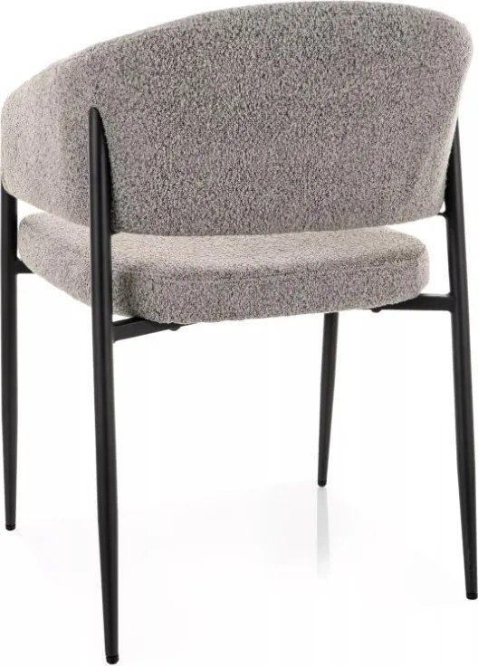 Akita étkezőszék szürke/fekete