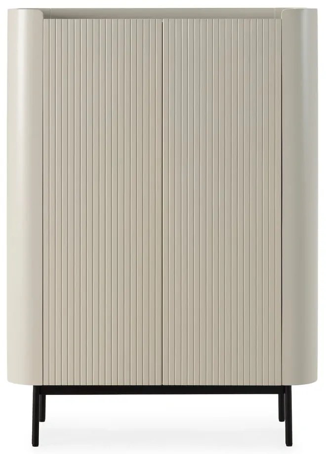 Krémszínű szekrény 100x140x40 cm Willa – MOME