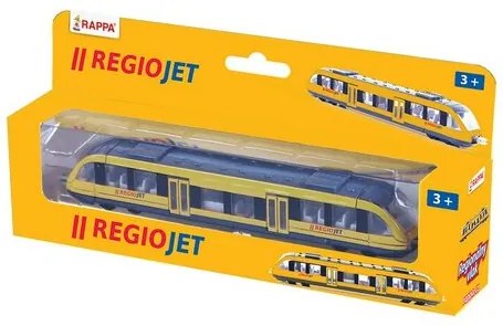 Rappa Fém regionális vonat RegioJet, 17 cm
