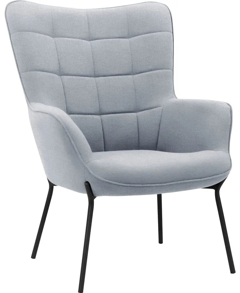 Világosszürke fotel Boris – Støraa