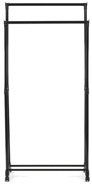 Fekete Fém Ruhafogas. BK – GD-164
